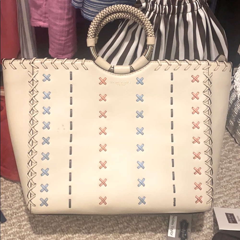 Henri Bender Marquis Tote-Multi Stitch